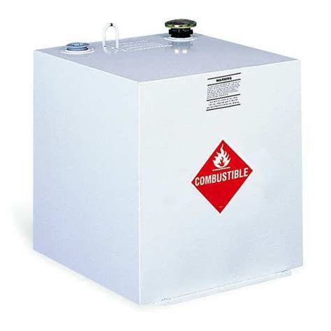 steel liquid box|JOBOX 50 Gallon Square Steel Liquid Transfer Tank.